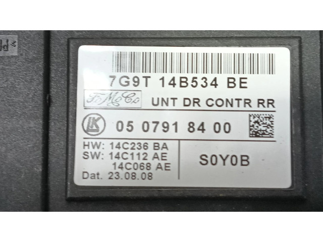 Блок управления 7G9T14B534BE Jaguar XF