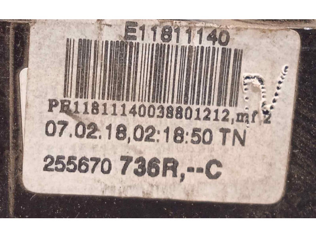 Подушка безопасности водителя 255670736R   Dacia Dokker