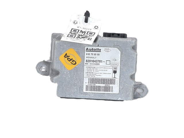 Блок подушек безопасности 8200963406, K1-3605T Renault Clio III