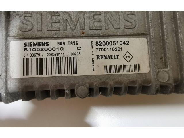 Блок управления двигателя 7700110258, HOM7700108814   Renault Clio II