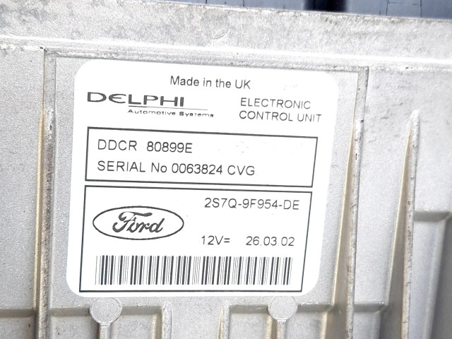 Řídící jednotka 2S7Q9F954DE, 2S7Q-9F954-DE Ford Mondeo Mk III 2000