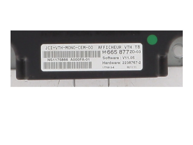 Дисплей    96665877ZD03   Peugeot 5008