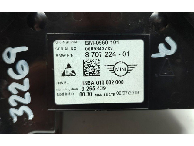 Панель приборов 8707224 Mini One - Cooper Coupe R56