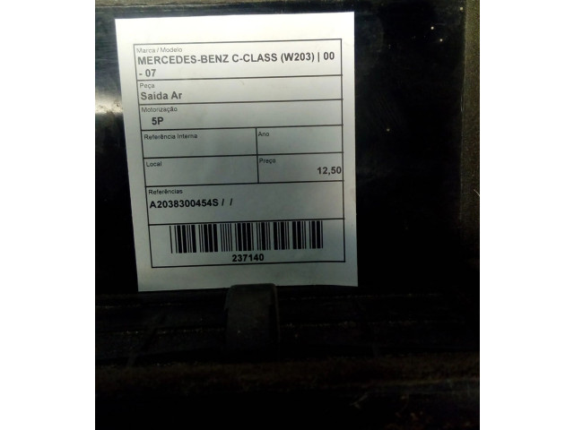 Přístrojová deska Mercedes-Benz C W203 A2038300454S