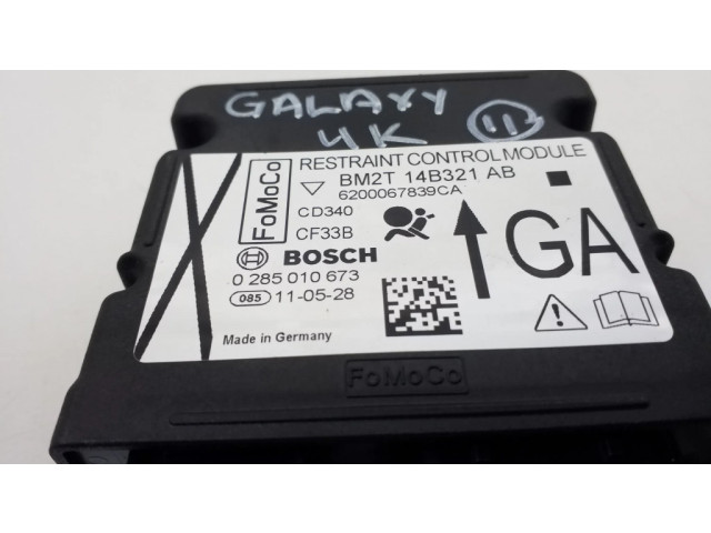 Блок подушек безопасности BM2T14B321AB, 0285010673 Ford Galaxy