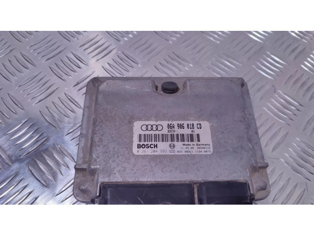 Блок управления двигателя 06A906018CD, 0261204993 Audi A3 S3 8L