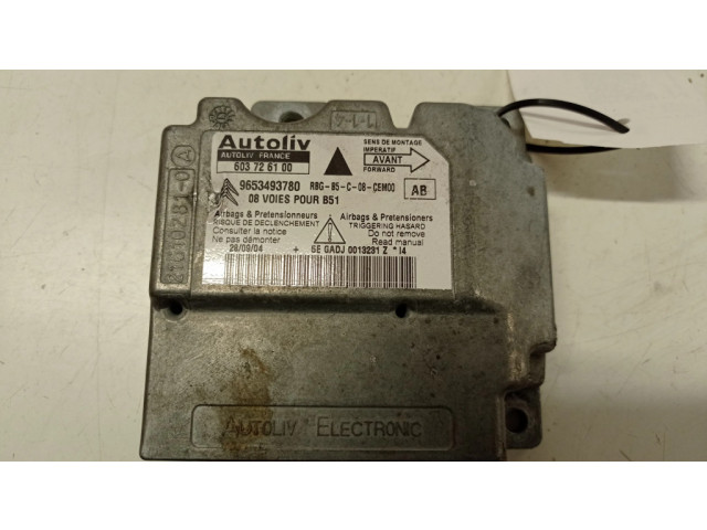 Блок подушек безопасности 603726100, 9653493780   Citroen C4 I