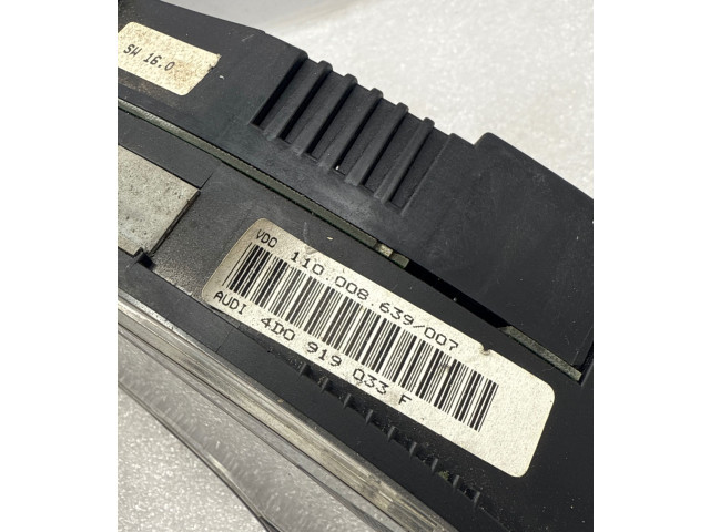 Přístrojová deska Audi A8 S8 D2 4D 1998 4D0919033F, 110008639007