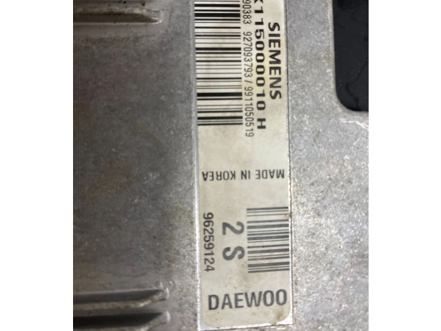 Блок управления двигателя K115000010H   Chevrolet Matiz