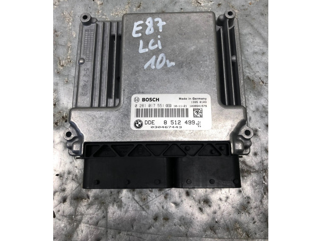 Řídící jednotka 8512499 BMW 1 E81 E87 2010