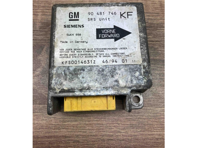 Блок подушек безопасности 90481746, 5WK4090   Opel Tigra A