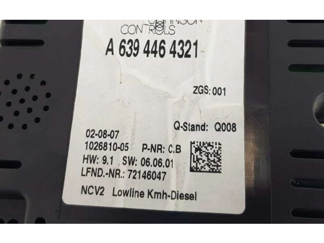 Přístrojová deska Mercedes-Benz Vito Viano W639 2007 A6394464321, 6394464321