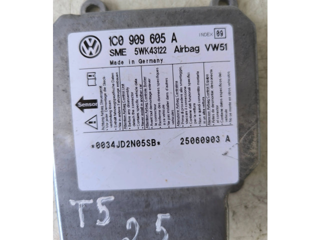 Блок подушек безопасности 1C0909605A, 25060903A   Volkswagen Transporter - Caravelle T5