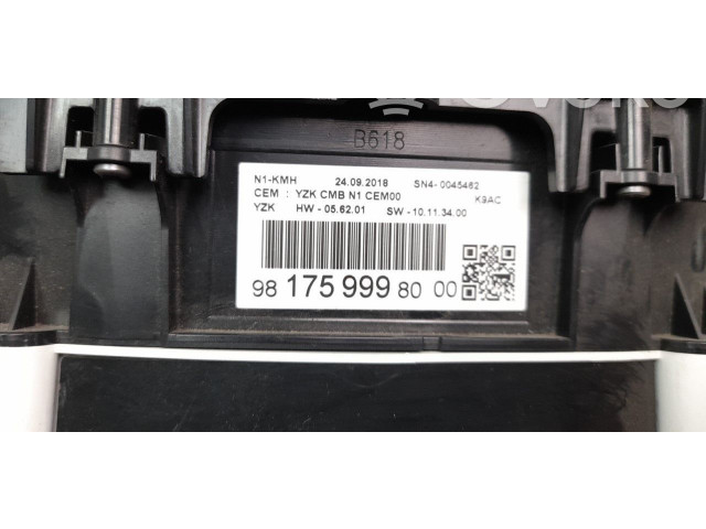 Přístrojová deska  Citroen Berlingo 2021 9817599980  