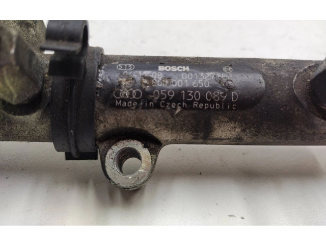 Топливная рампа 059130089D, 0281001650   Audi A6 S6 C6 4F  