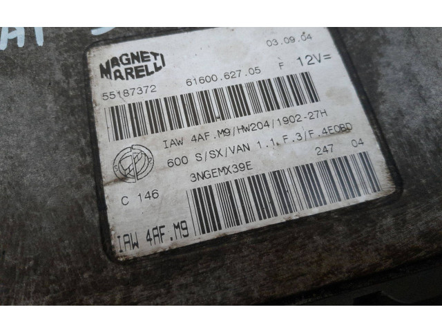Řídící jednotka 55187372, IAW4AFM9 Fiat Seicento/600 2004