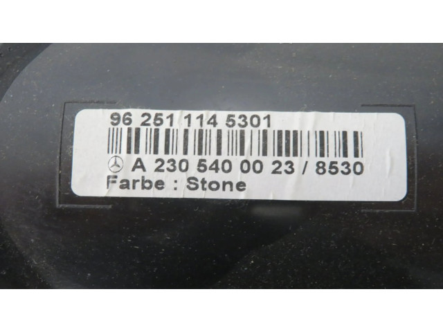 Přístrojová deska  Mercedes-Benz SL R230 2007 A2305400023, A2305408847  