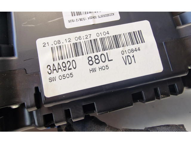 Přístrojová deska Volkswagen Passat Alltrack 2012 3AA920880L