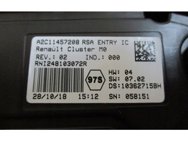 Панель приборов 248103072R Dacia Duster II