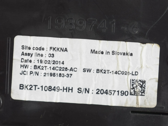 Přístrojová deska Ford Transit Custom 2014 BK2T10849HH, BK2T14C026LD