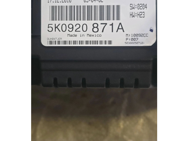 Панель приборов 5K0920871A, 1005010131 Volkswagen Golf VI