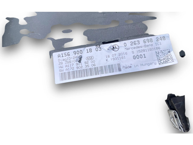 Přístrojová deska  Mercedes-Benz GLA W156 2015 A1569001803  