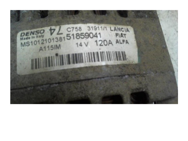 Генератор 0000052003529, 0000052003529   Fiat Punto (199)      