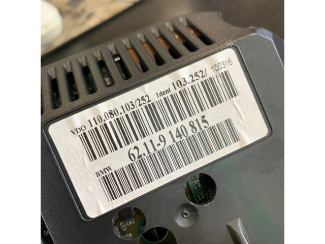 Přístrojová deska BMW 7 E65 E66 2007 62119140815, 110080103