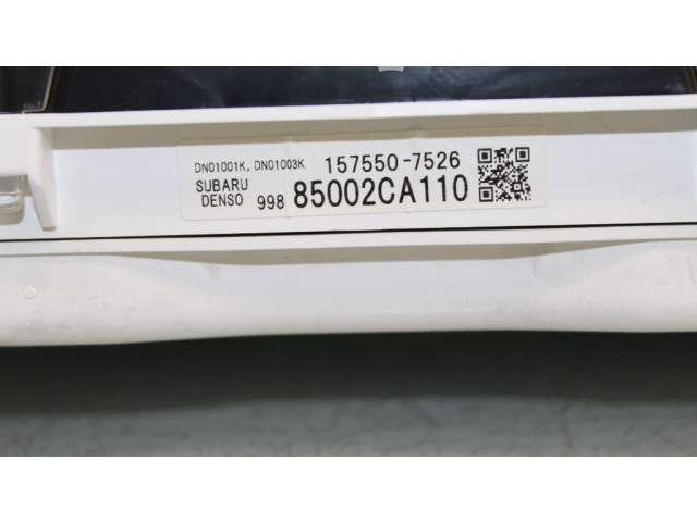 Přístrojová deska Toyota GT 86 2012 SU003-02604