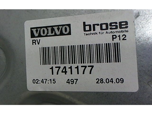 Передний електрический механизм для подъема окна без двигателя 31253514, 1741177    Volvo V50