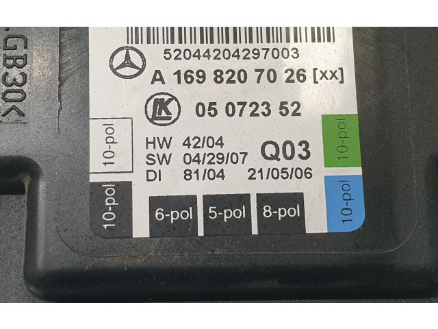 Блок управления A1698207026   Mercedes-Benz A W169
