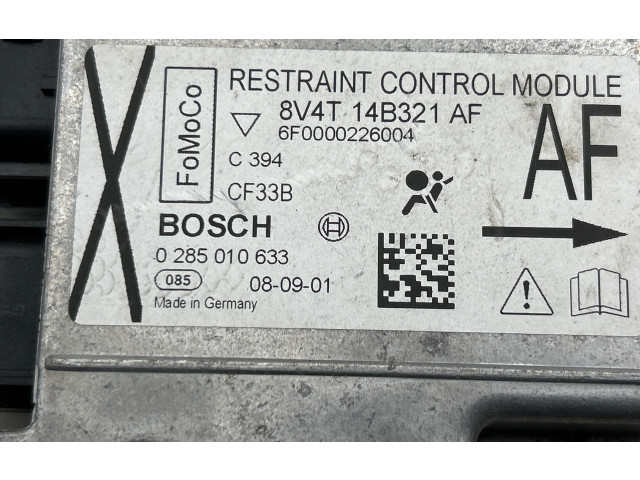 Блок подушек безопасности 8V4T14B321AF, 0285010633   Ford Kuga I