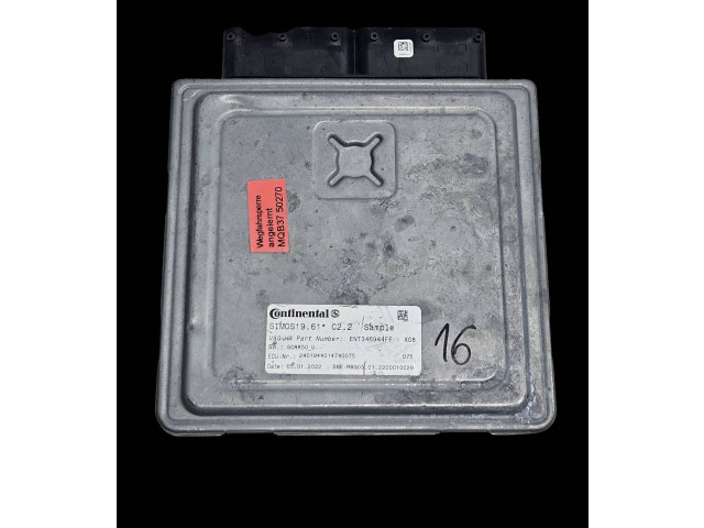 Блок управления двигателем ECU SIMOS19.61, MUSTER Skoda Kodiaq