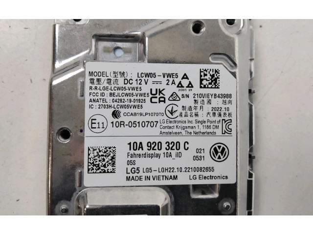 Přístrojová deska Volkswagen ID.4 2023 10A920320C, 10R0510707