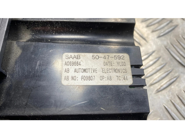 Блок управления климат-контролем A069664, F09807 Saab 9-3 Ver1