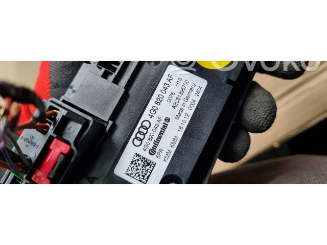 Блок управления климат-контролем 4G0820043AF Audi A7 S7 4G