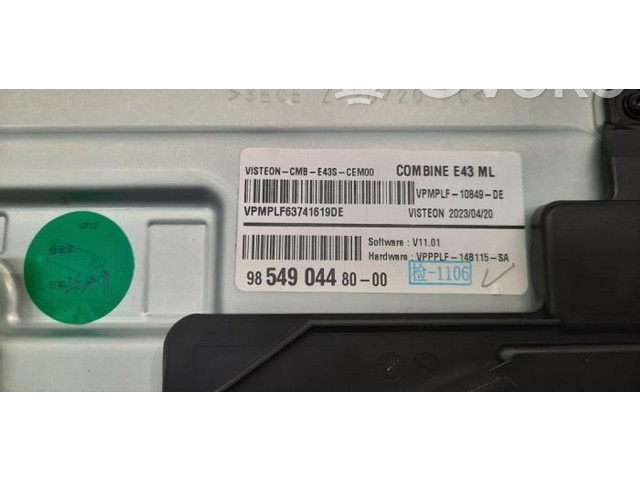 Панель приборов 9854904480 Citroen C5 X