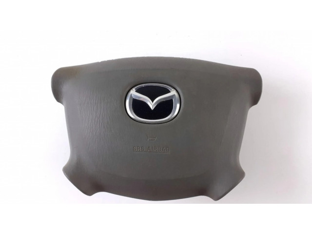 Подушка безопасности водителя LC6357K0005, T93141A Mazda Premacy