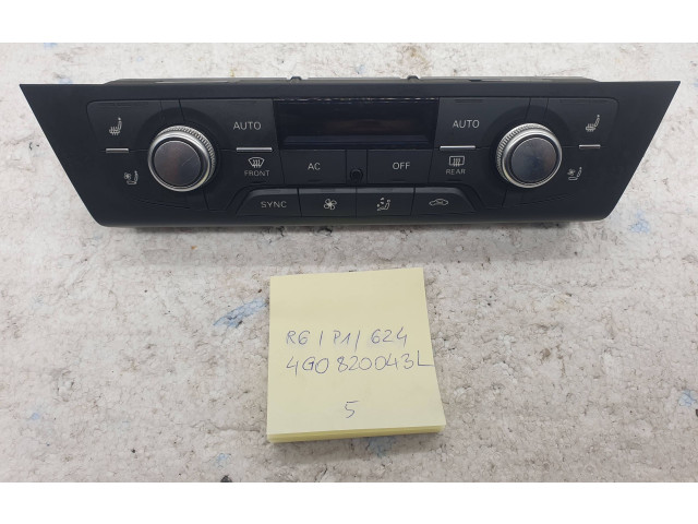Блок управления климат-контролем 4G0820043L   Audi A6 S6 C7 4G