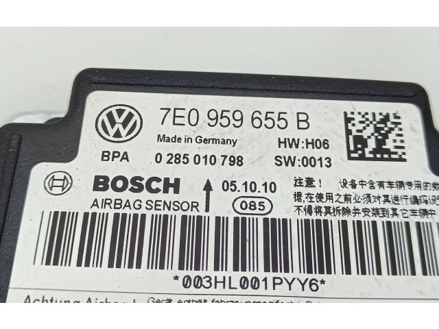 Блок подушек безопасности 7E0959655B, 0285010798 Volkswagen Transporter - Caravelle T5