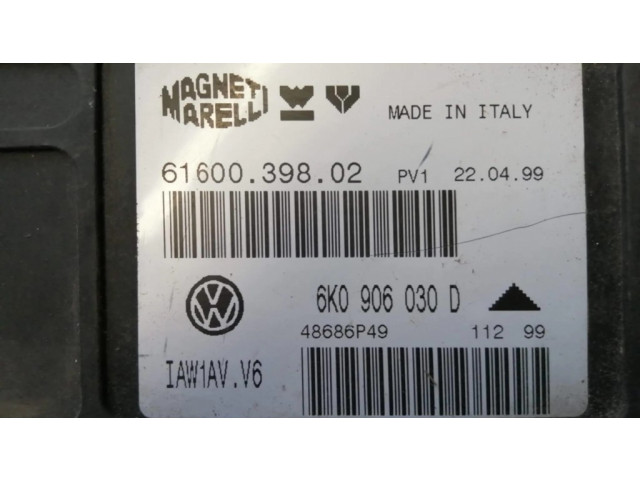 Řídící jednotka 6K0906030D, 48686P49 Volkswagen Polo III 6N 6N2 6NF 2001