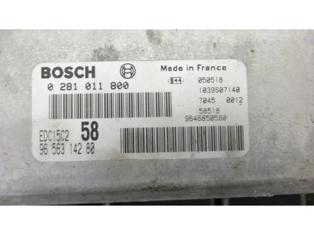 Блок управления двигателя 1940EN   Citroen C8