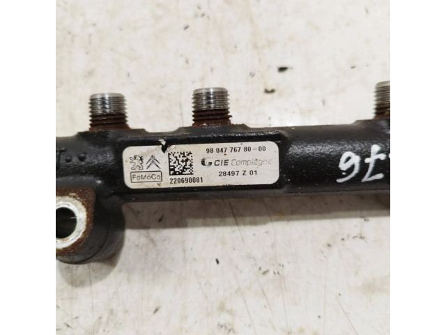 Vstřikovací lišta 9804776780, 220690081 Ford Turneo Courier pro naftový motor 1.5