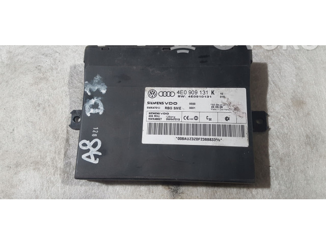 Блок управления 4E0909131K   Audi A8 S8 D3 4E