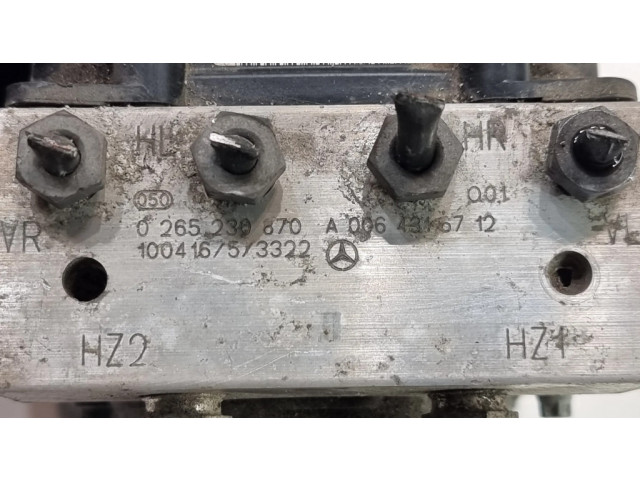 Jednotka ABS 0064316712, 0265230870 Mercedes-Benz A W169 2010