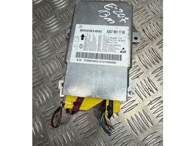 Блок управления надувных подушек A2079011700, 5WK43967   Mercedes-Benz E C207 W207    