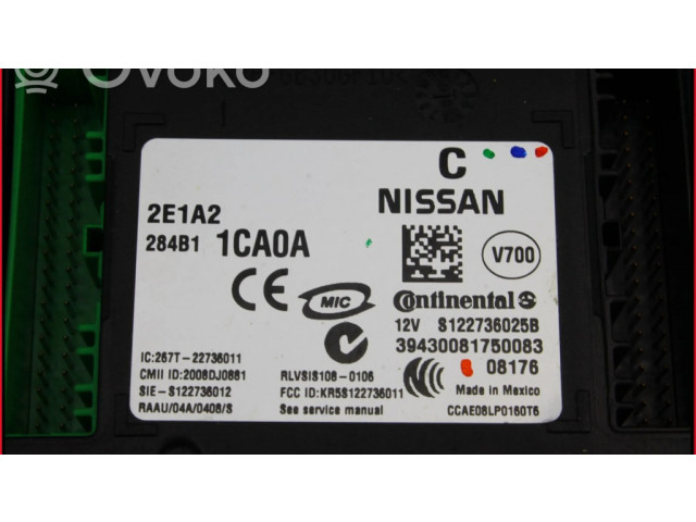 Комплект блоков управления MEC100700, 285F51CA0A Infiniti FX