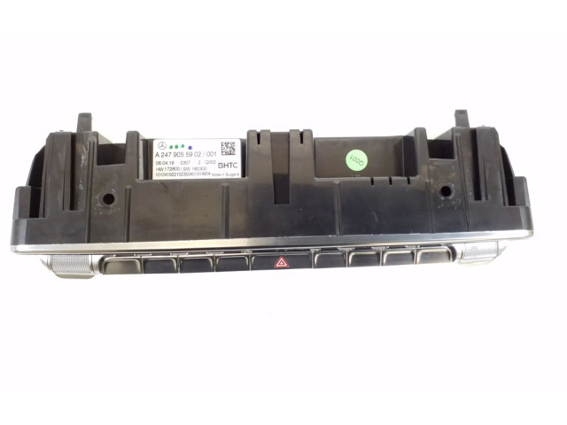 Модуль блока управления кондиционером A2479055902 Mercedes-Benz CLA C118 X118 2019