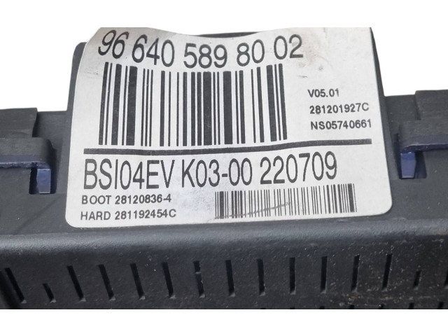 Блок комфорта 281201927C, 9664058980 Citroen Berlingo