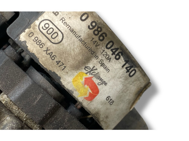 Генератор 0124425005, 24447429   Opel Meriva A      